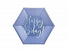 Тарелка Happy B'day! синяя 20см 6 шт/PD