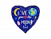 � 18" LOVE YOU TO THE MOON & BACK/FM