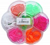 Набор цветных резиночек для плетения браслетов ЦВЕТОЧЕК, 250 резинок